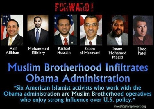 muslim brotherhood infiltrates Hussein Obama